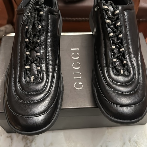 Authentic Gucci Scarpa Spartiva Pell Nappa Sneakers. - Picture 7 of 9